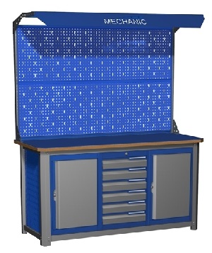 Двухтумбовые верстаки MECHANIC