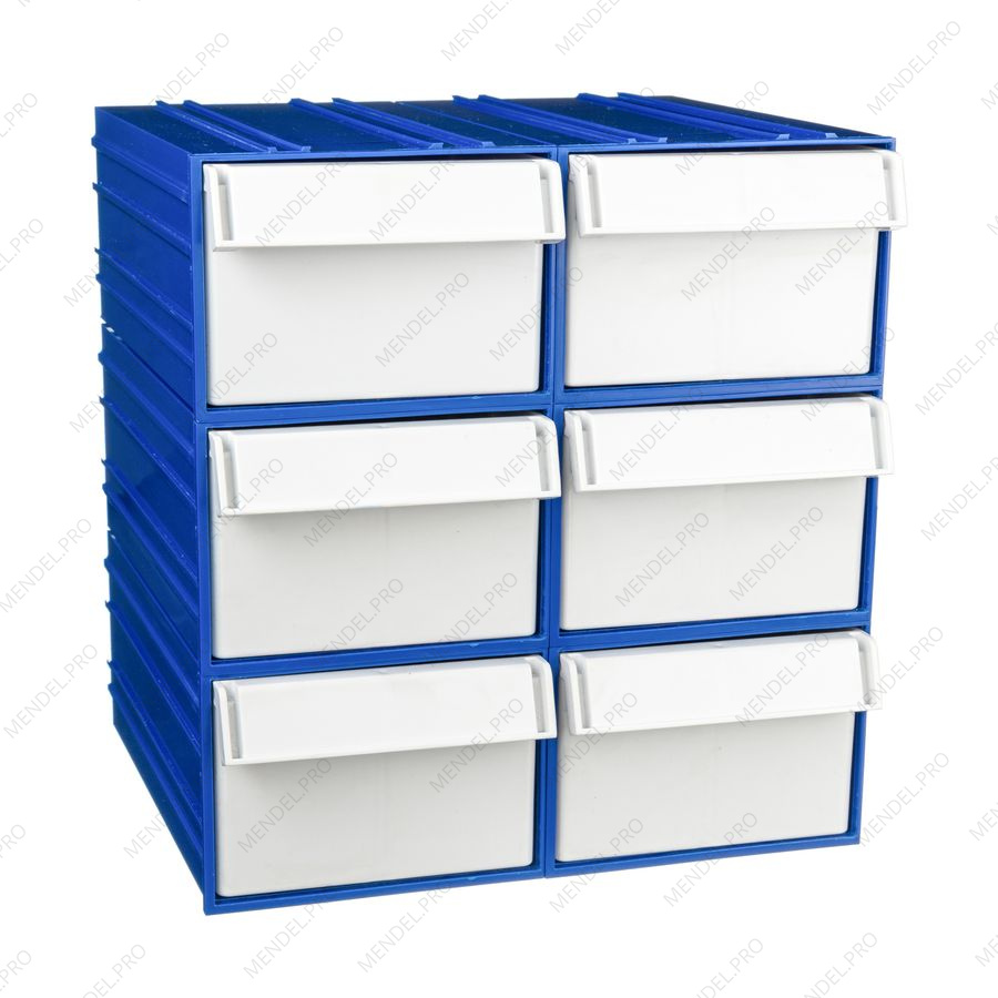Пластиковый короб Стелла-техник C-2-К6-синий-белый