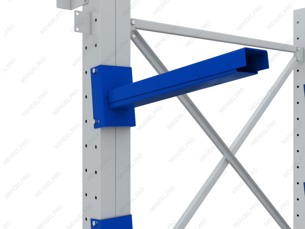 Стеллаж консольный односторонний СГ (3 консоли)