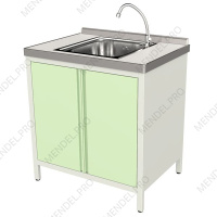 Стол лабораторный с мойкой СТМ-1/1