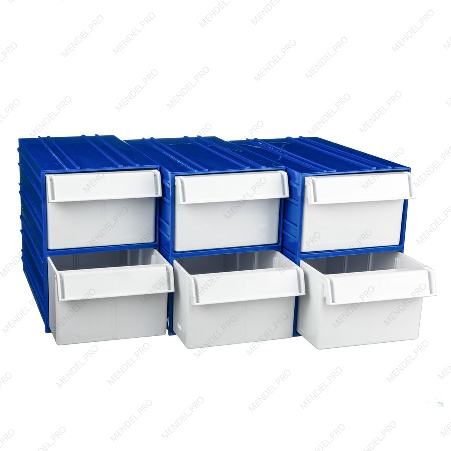 Пластиковый короб Стелла-техник C-2-К6-синий-белый
