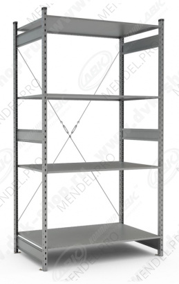 Стеллаж СТ-031 2500х1300х800 (4 яруса)