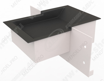 Лоток "Щел.плас" с короб 3 кл.в сб. (б/эл-т крепл)