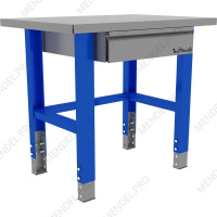 Стол металлический промышленный 1000 мм. PROFFI (RAL5005 и RAL7024)