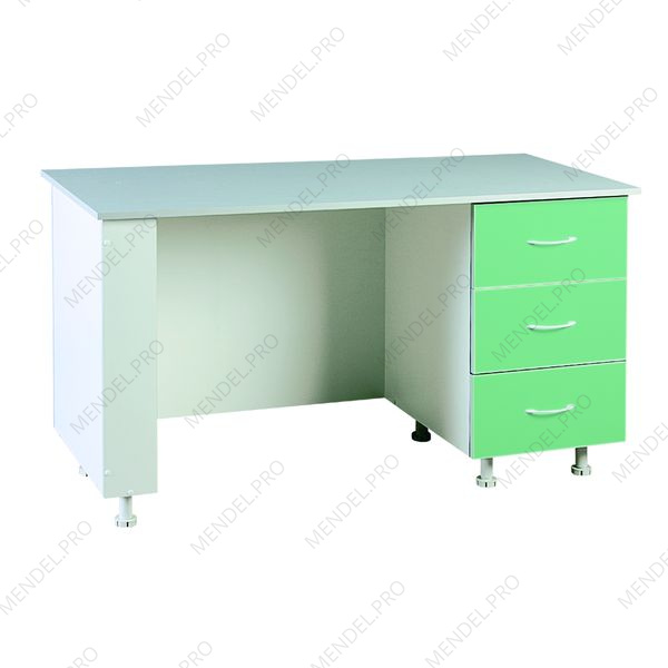 Стол медицинский для врача с встроенной тумбой СКВ-1-"Айболит"