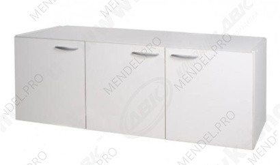 Тумба подвесная металлическая для вытяжных шкафов ШВ-МЕТ ЛК-1500 ТД 1370х520х500 (Сталь)