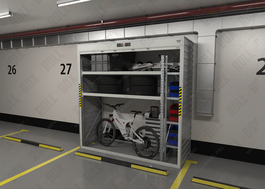 Шкаф в паркинг ROLL‑BOX IN STOCK M-3