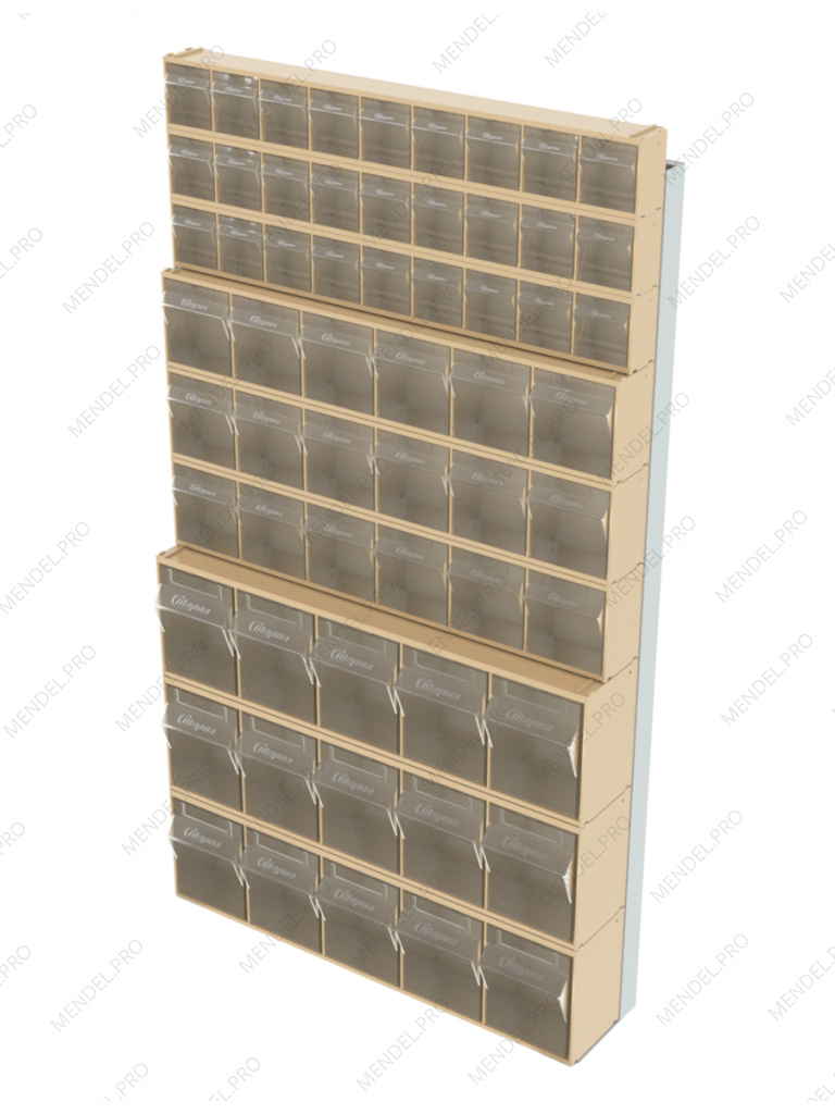 Стойка бежевая настенная Стелла-техник 402-03-03-03-B