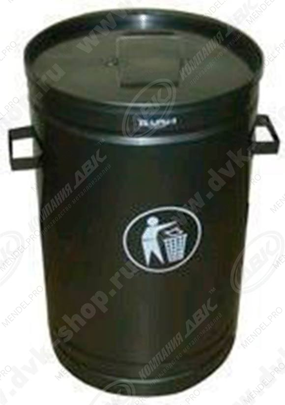 Урна-бак с крышкой Б9К2