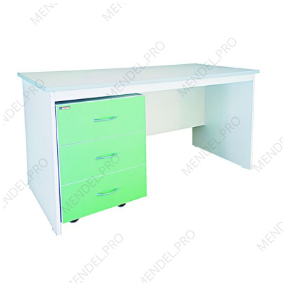 Стол медицинский для врача с подкатной тумбой СКВ-1.1-"Айболит"