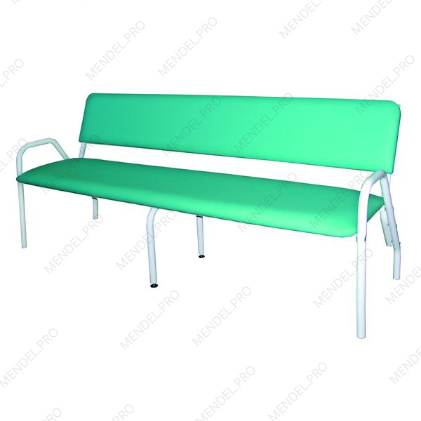 Банкетка со спинкой медицинская трехместная БС-3-"Айболит"