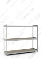 Стеллаж СТ-023 1800х2100х600 (3 яруса)