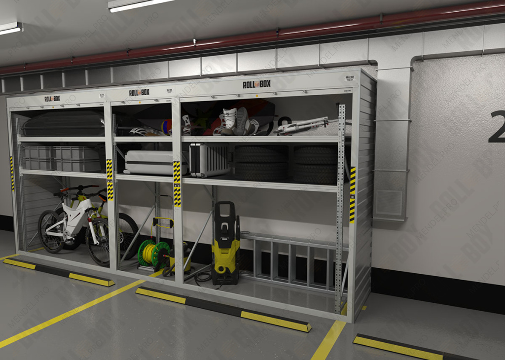 Шкаф в паркинг ROLL‑BOX IN STOCK XL-2