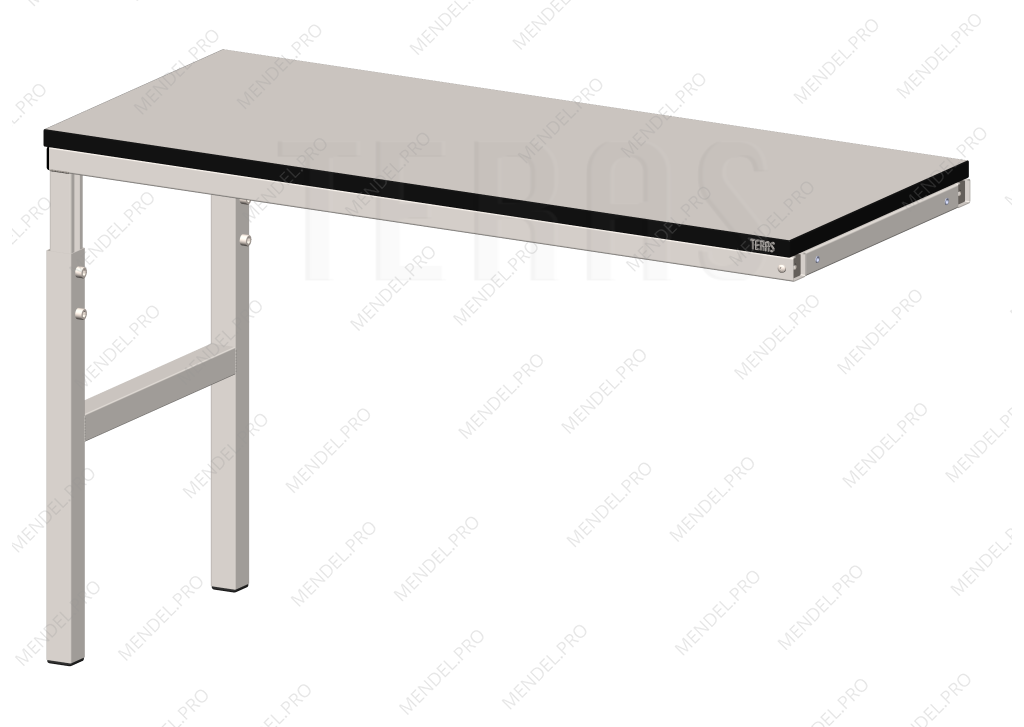 Стол угловой 1200х500 мм серии BASE