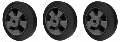 Комплект усиленных литых колес ᴓ200мм 3 шт. (для ТДБ 500)