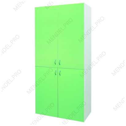 Шкаф медицинский двухсекционный двухдверный Ш 2.03-"Айболит"