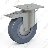 Колесо 100 поворотное с тормозом