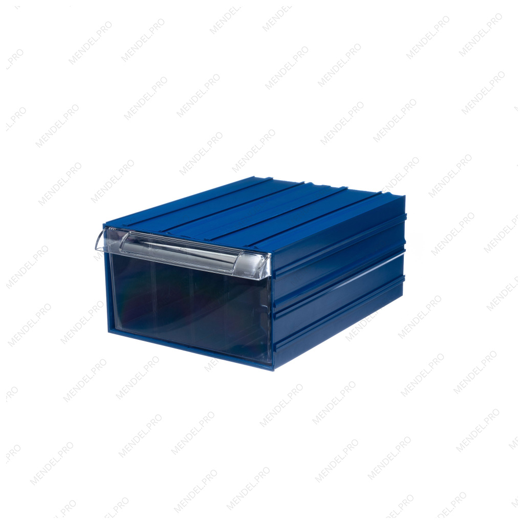 Пластиковый короб Стелла-техник С-510-синий-прозрачный