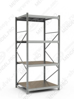 Стеллаж СТ-051 2700х1200х1050 (4 яруса)