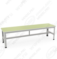 Скамейка 1000 Сиденье салатовое ДСП наб