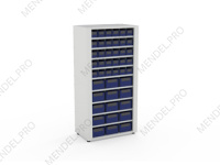 Система хранения с ячейками HARDO XS 1830х940х550 мм (45 ячеек)