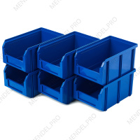 Пластиковый ящик Стелла-техник V-2-К6-синий
