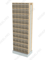 Стойка бежевая двусторонняя напольная Стелла-техник 406-00-00-10-B