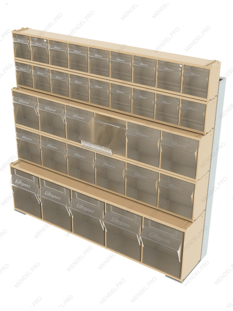 Стойка бежевая настенная/настольная Стелла-техник 401-02-02-01-B