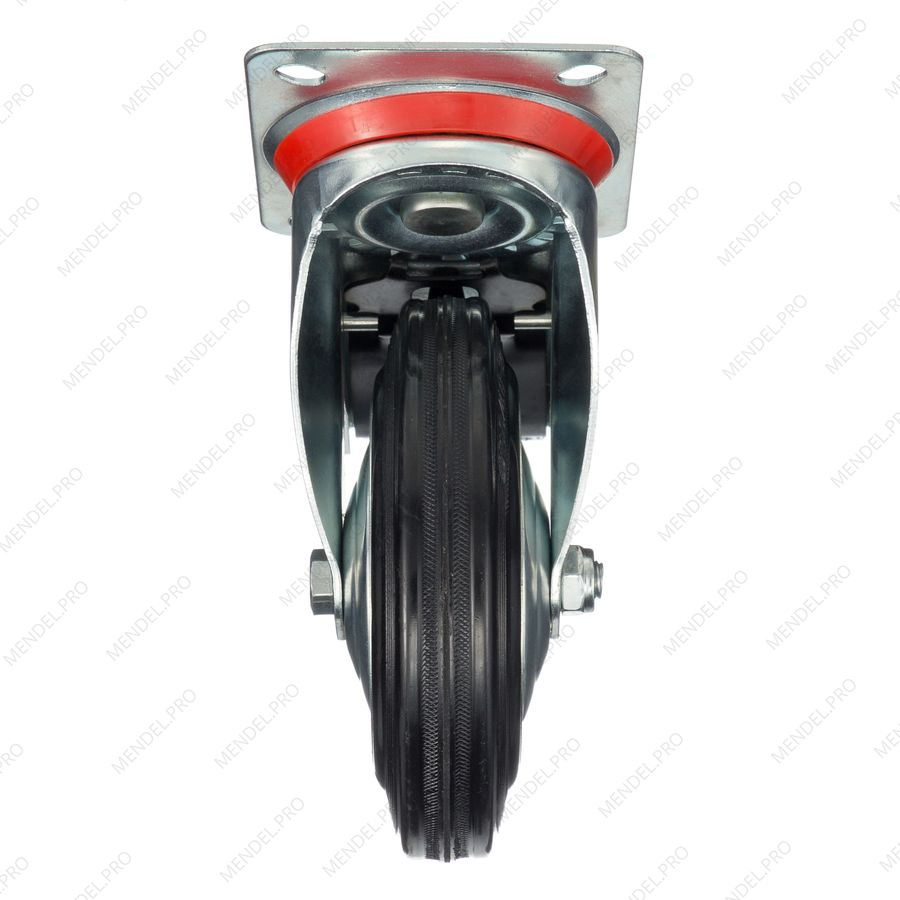 Колесо поворотное с тормозом Стелла-техник 4003-160