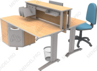 Набор: Стол СКВ-2.1-1500+ опции (вариант №3)