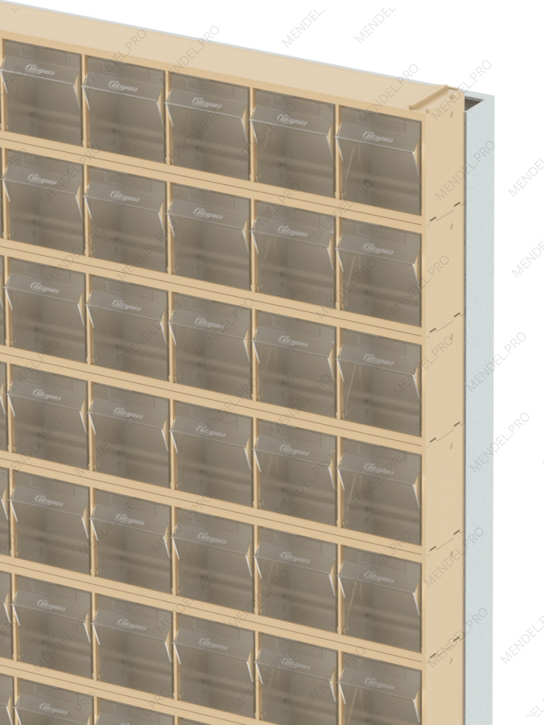 Стойка бежевая настенная Стелла-техник 402-13-00-00-B