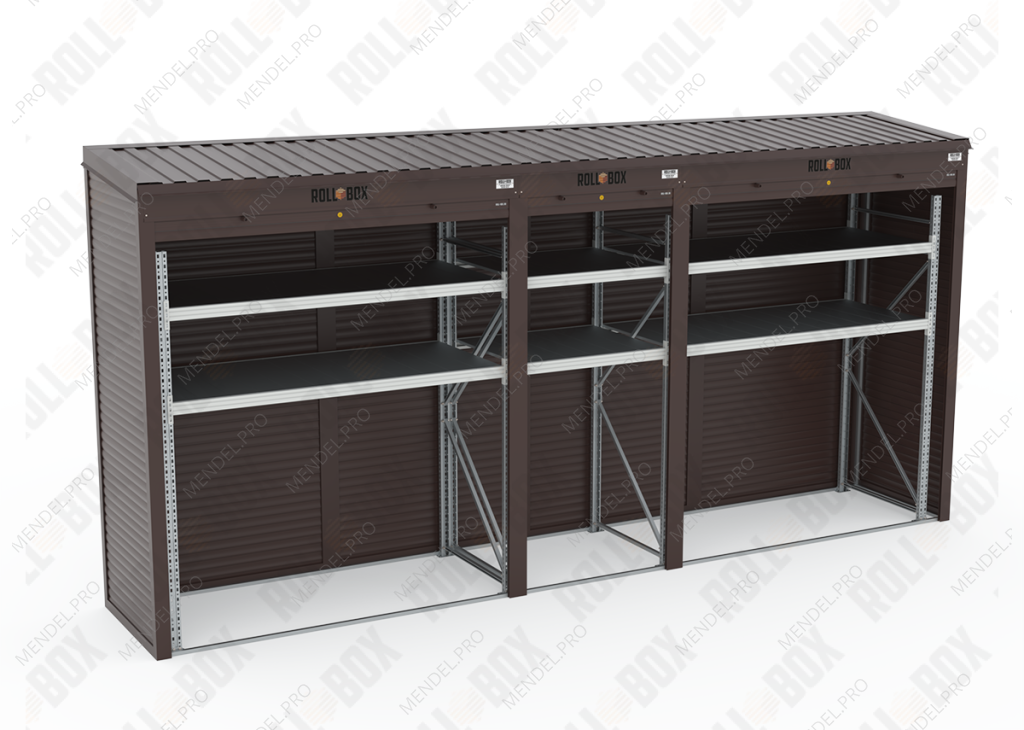 Шкаф уличный ROLL‑BOX VILLAGE ROOF XL-3.2