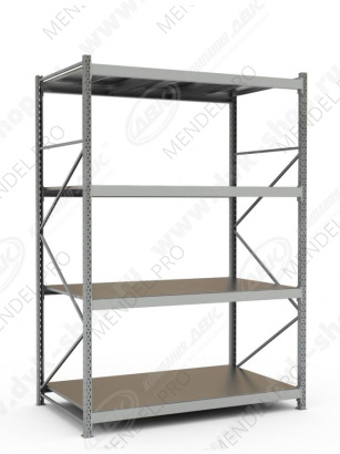 Стеллаж СТ-051 2700х1800х1050 (4 яруса)