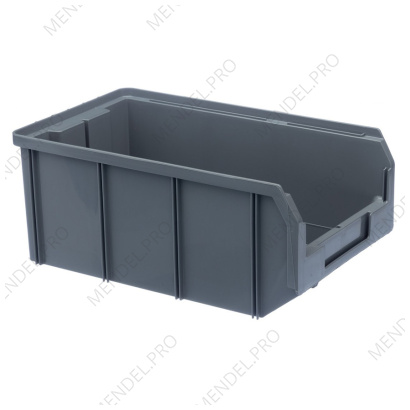 Пластиковый ящик Стелла-техник V-3-серый