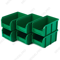 Пластиковый ящик Стелла-техник V-2-К6-зеленый