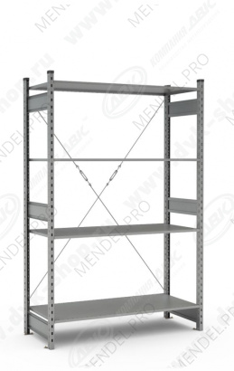 Стеллаж СТ-031 2100х1300х500 (4 яруса)