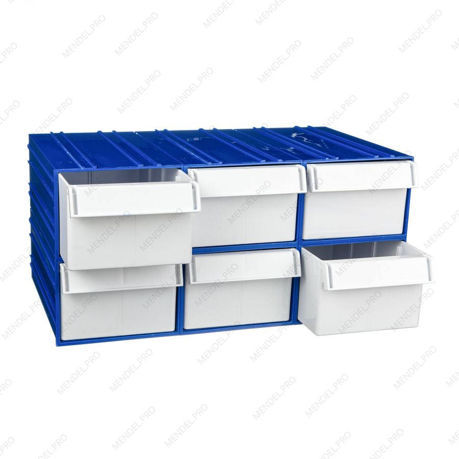 Пластиковый короб Стелла-техник C-2-К6-синий-белый