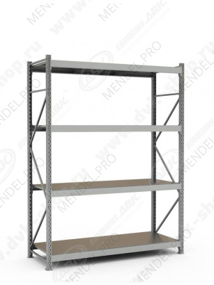 Стеллаж СТ-051 2500х1800х650 (4 яруса)