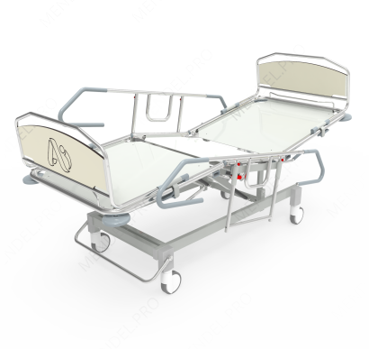 Кровать функц.трехсекционная КФ-2-"Айболит" (исп. КФ-125) спинки ЛДСП / пластик