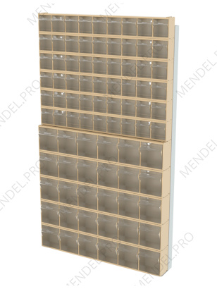 Стойка бежевая настенная Стелла-техник 402-06-05-00-B