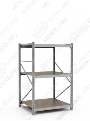 Стеллаж СТ-051 2000х1200х1050 (3 яруса)