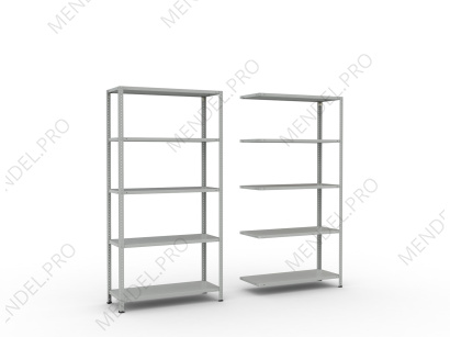 Стеллаж полочный на болтах 2000х1200х600 (5 полок)