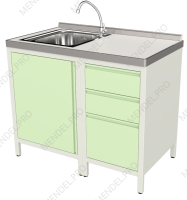 Стол-тумба лабораторный СТЛ-2