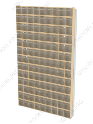 Стойка бежевая настенная Стелла-техник 402-13-00-00-B