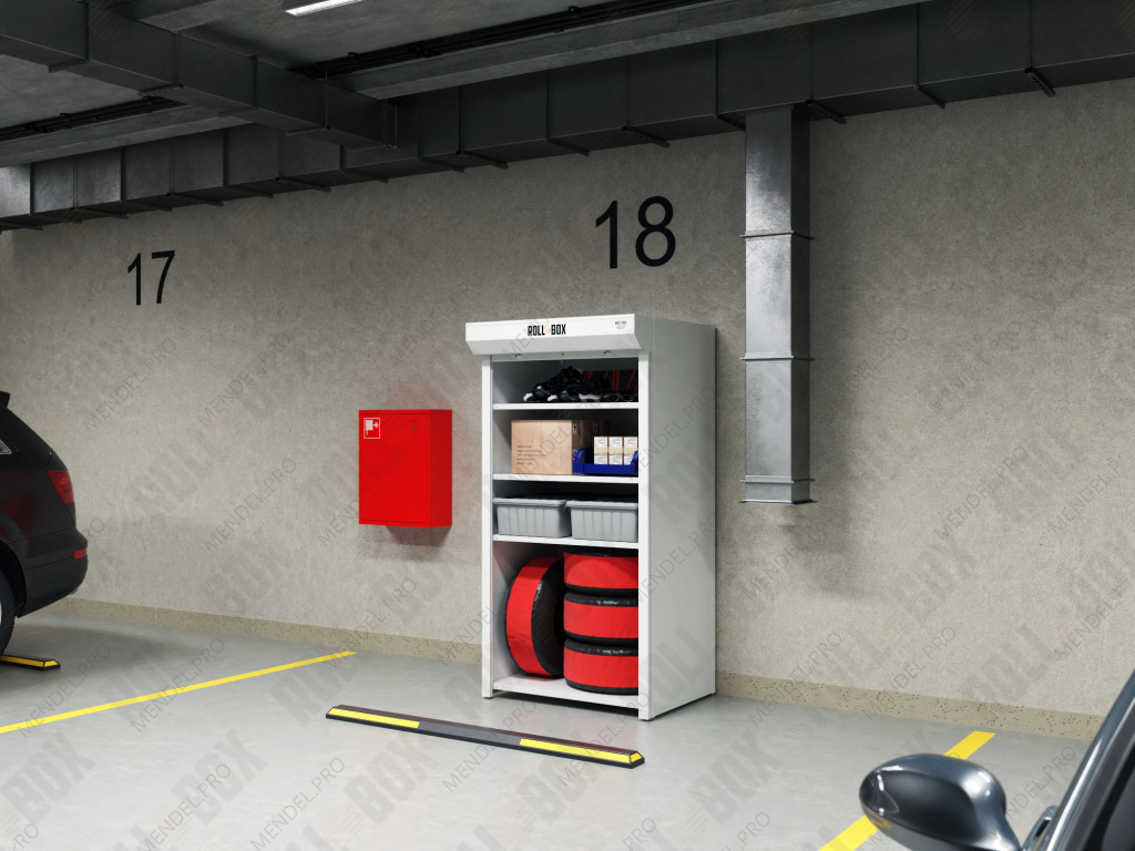 Металлический роллетный шкаф ROLL-BOX SIMPLE 10.05.5.V1