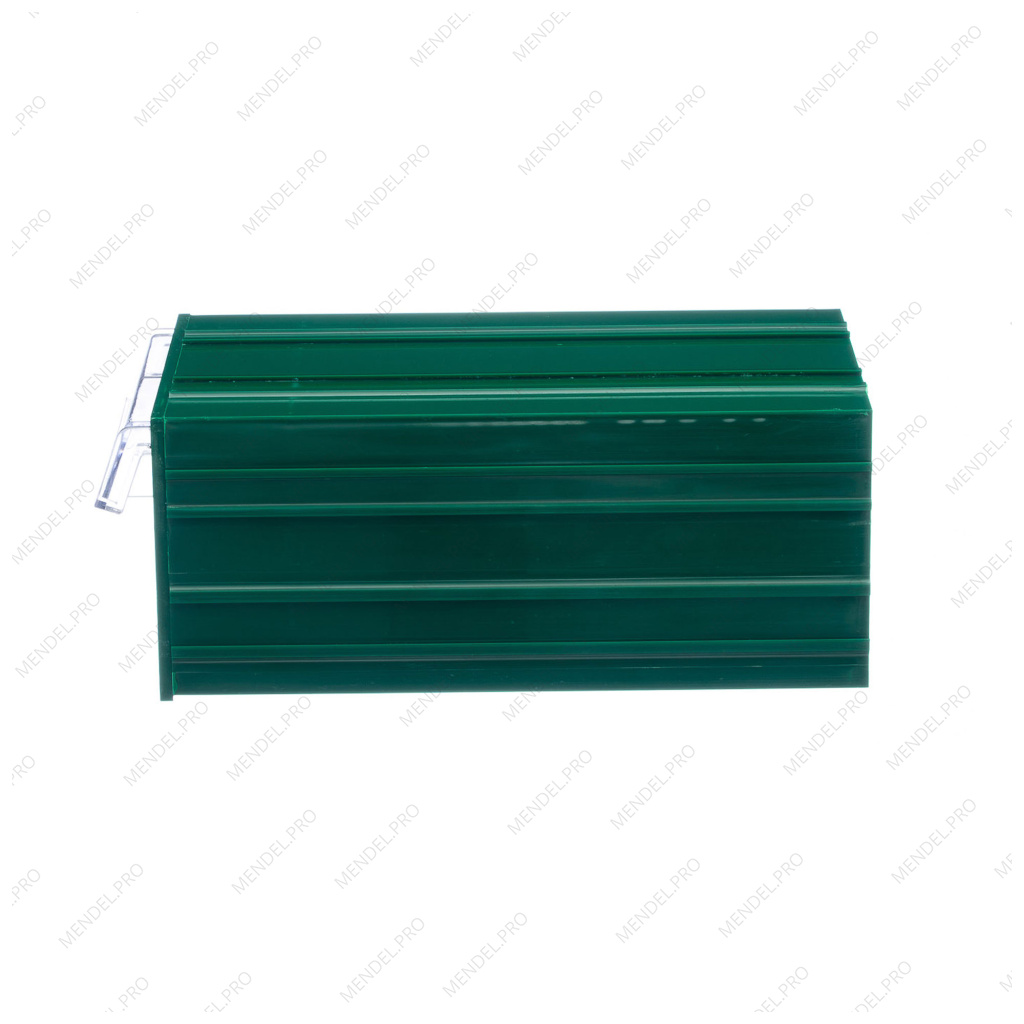 Пластиковый короб Стелла-техник С-2-зеленый-прозрачный