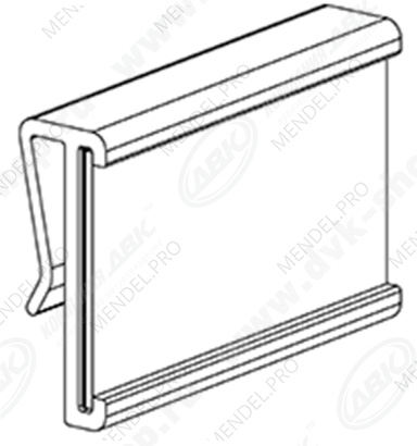Держатель этикеток для перегородок d (10шт.)
