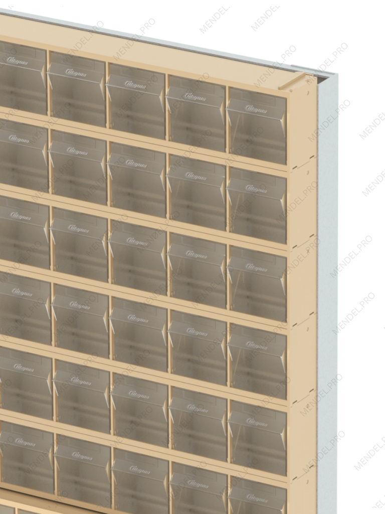 Стойка бежевая напольная  Стелла-техник 403-06-04-03-B