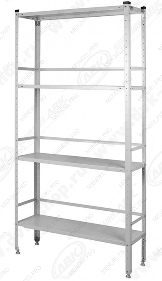 Стеллаж металлический с регулируемыми по высоте полками СТ-13-6 (1000х600х2000)