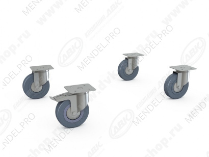 К-т колёс 100 поворотные